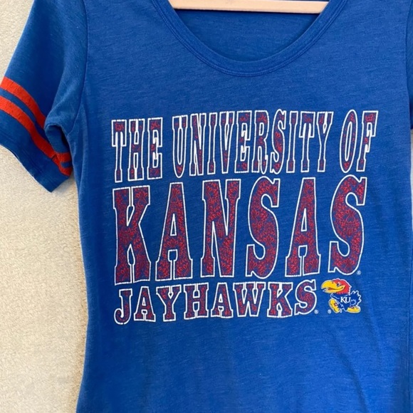 KU Jayhawks tshirt Sz M - Picture 3 of 7